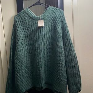 Autumn green sweater